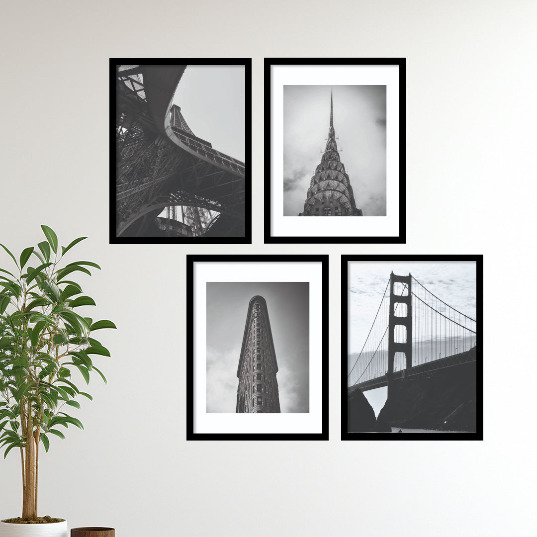 Global Architecture Contrast Photo Wall Frame