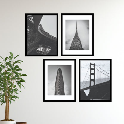 Global Architecture Contrast Photo Wall Frame