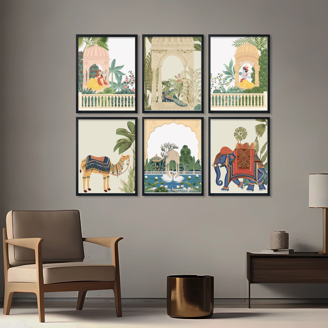 Royal Jharokha Wall Frame Set
