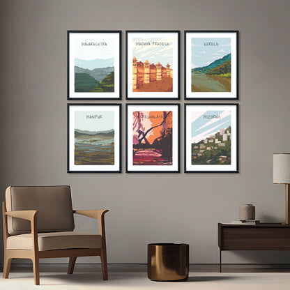 Incredible India Wall Frame Set