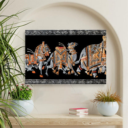 Royal Procession Wall Canvas