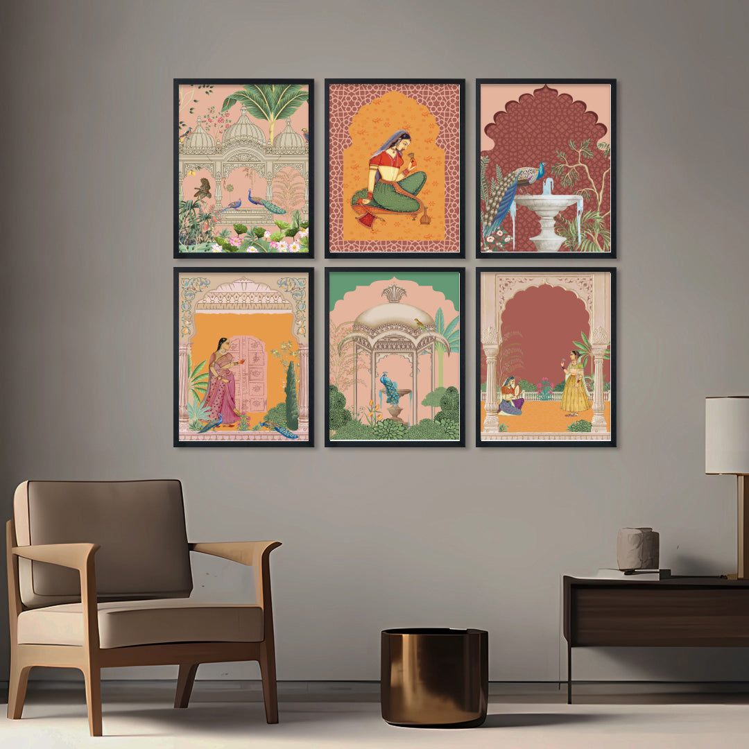 Royal Courtyard Wall Frame Set
