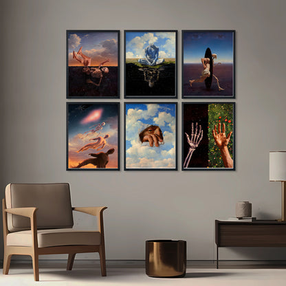 Dreamscape Surreal Art Frame Set