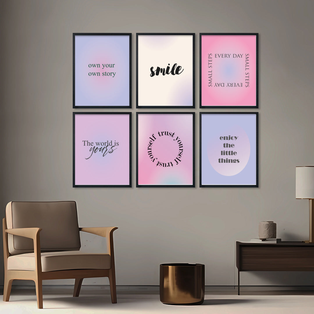 Pastel Inspiration Gallery Wall Frame Set