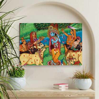 Lord Krishna Wall Canvas
