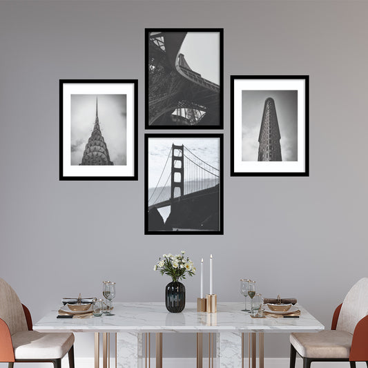 Global Architecture Contrast Photo Wall Frame