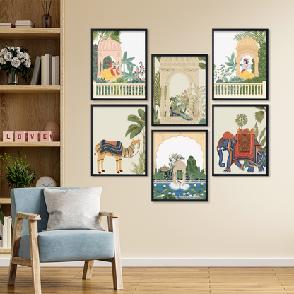 Royal Jharokha Wall Frame Set