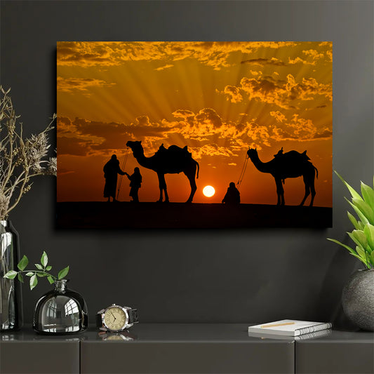 Desert Sunset Wall Canvas