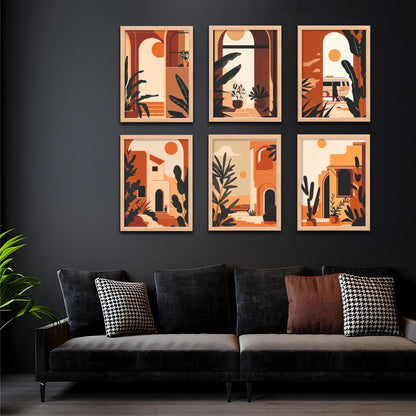 Desert Dwelling Wall Frame Set