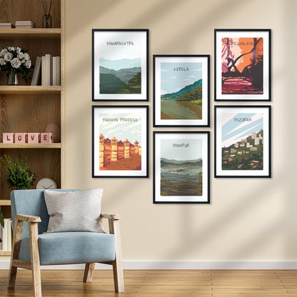Incredible India Wall Frame Set