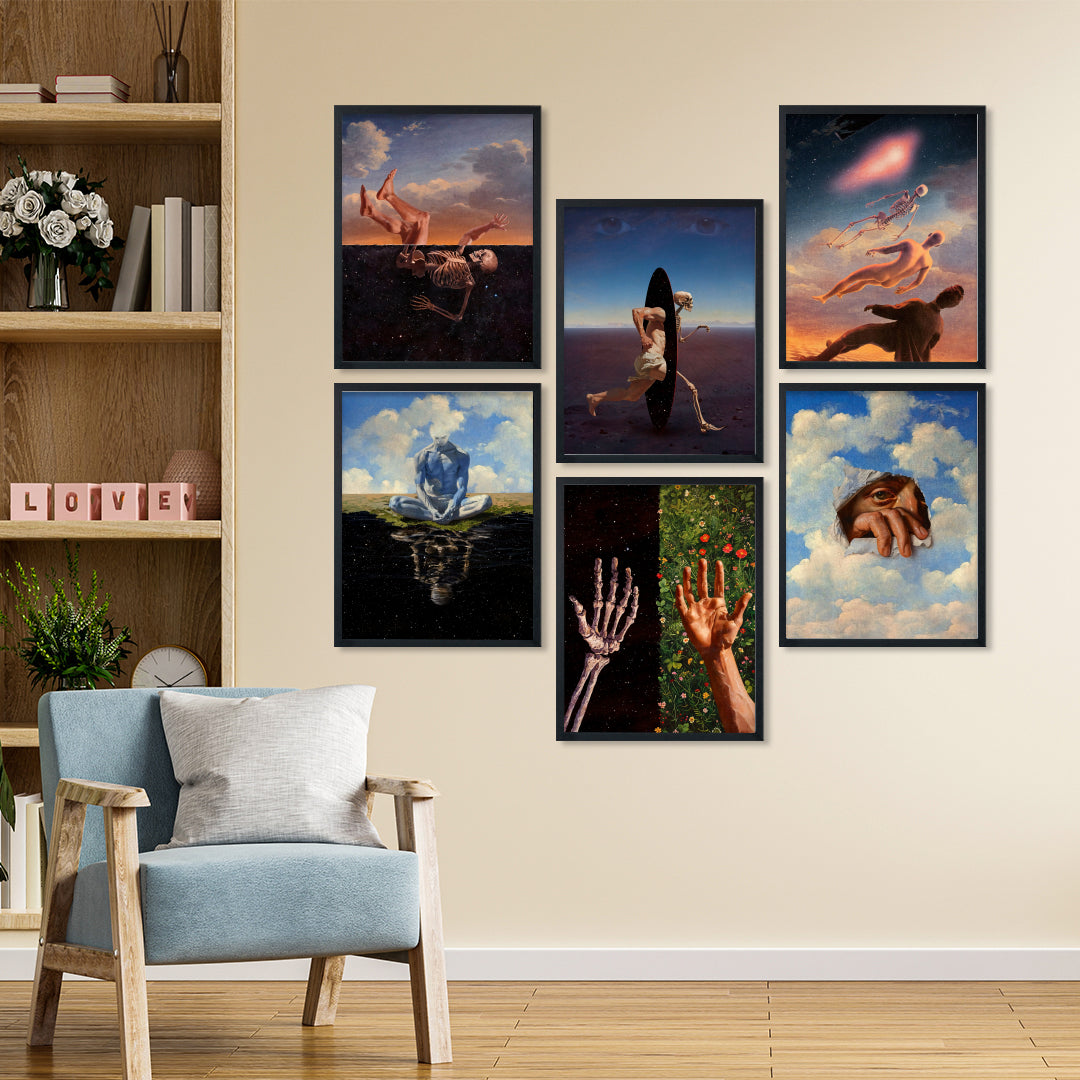 Dreamscape Surreal Art Frame Set