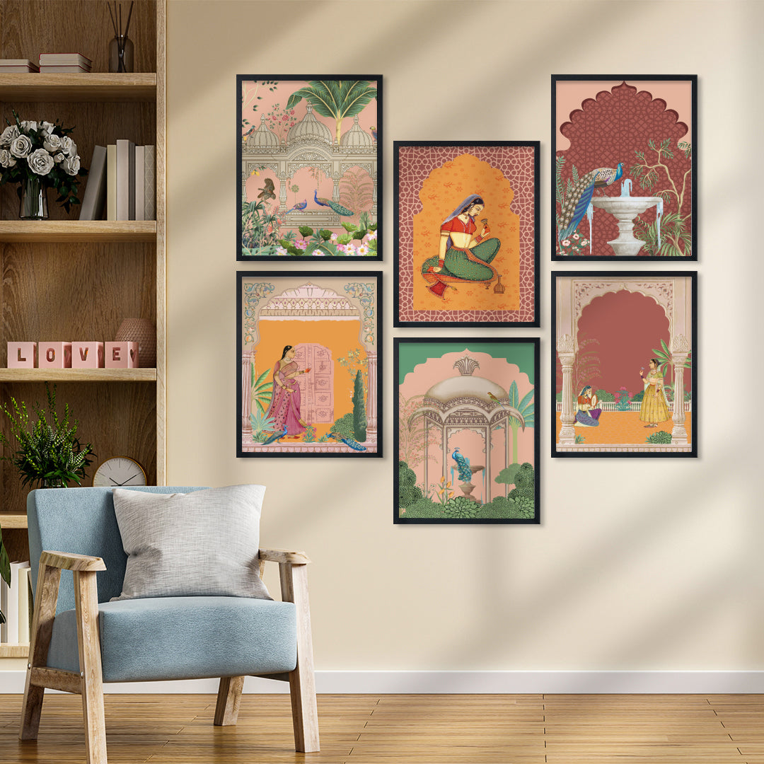 Royal Courtyard Wall Frame Set