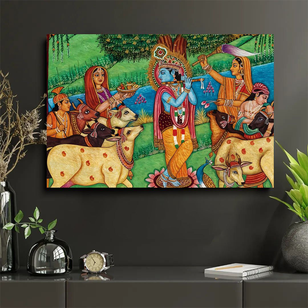 Lord Krishna Wall Canvas