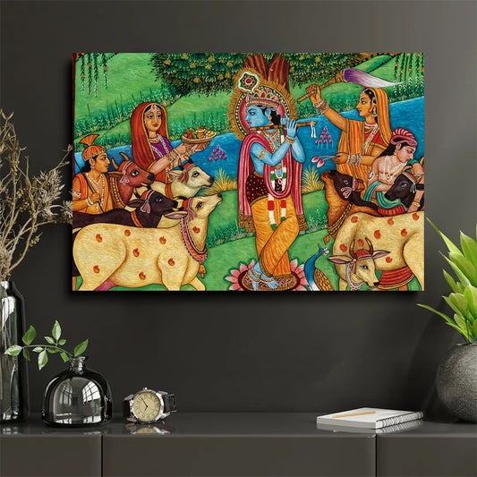 Lord Krishna Wall Canvas