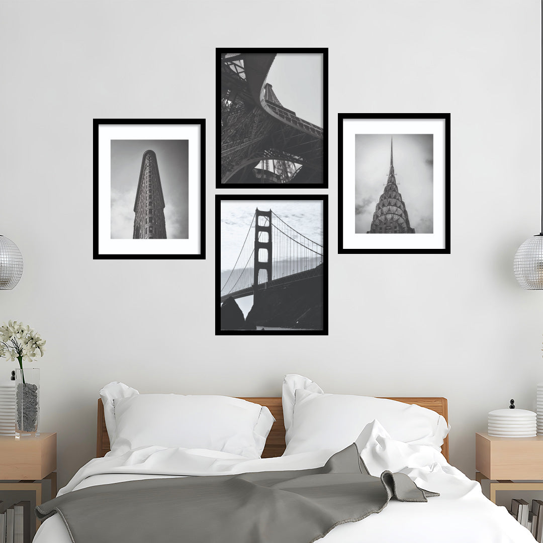 Global Architecture Contrast Photo Wall Frame