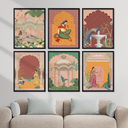 Royal Courtyard Wall Frame Set