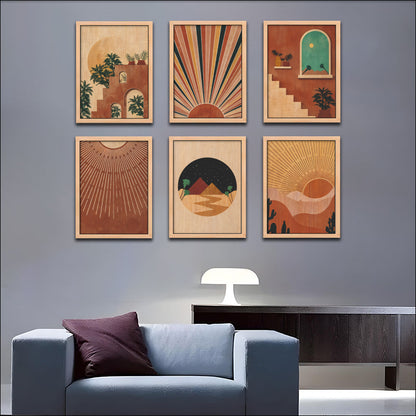 Retro Horizon Wall Frame Set