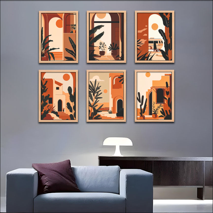 Desert Dwelling Wall Frame Set