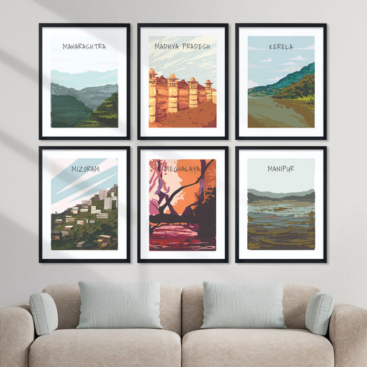 Incredible India Wall Frame Set