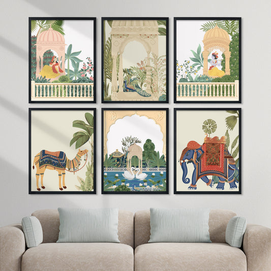 Royal Jharokha Wall Frame Set