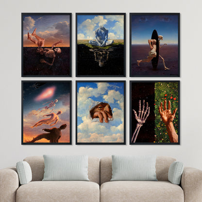 Dreamscape Surreal Art Frame Set