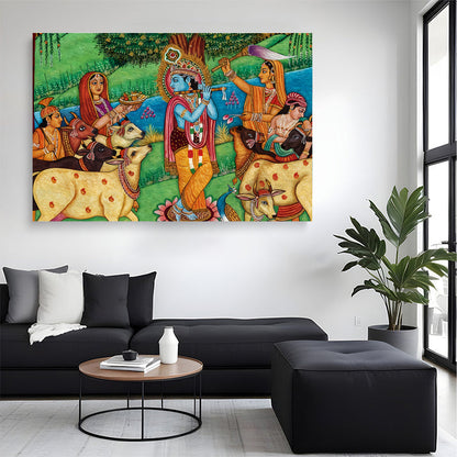 Lord Krishna Wall Canvas