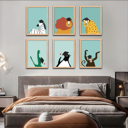 Graduation Animals Wall Art Set