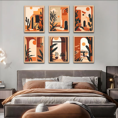 Desert Dwelling Wall Frame Set