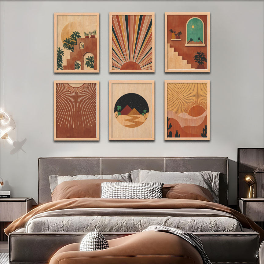 Retro Horizon Wall Frame Set