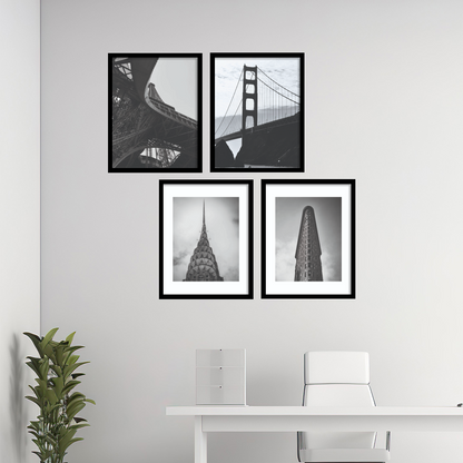 Global Architecture Contrast Photo Wall Frame