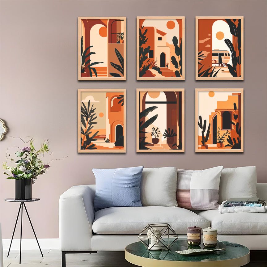 Desert Dwelling Wall Frame Set