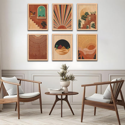 Retro Horizon Wall Frame Set