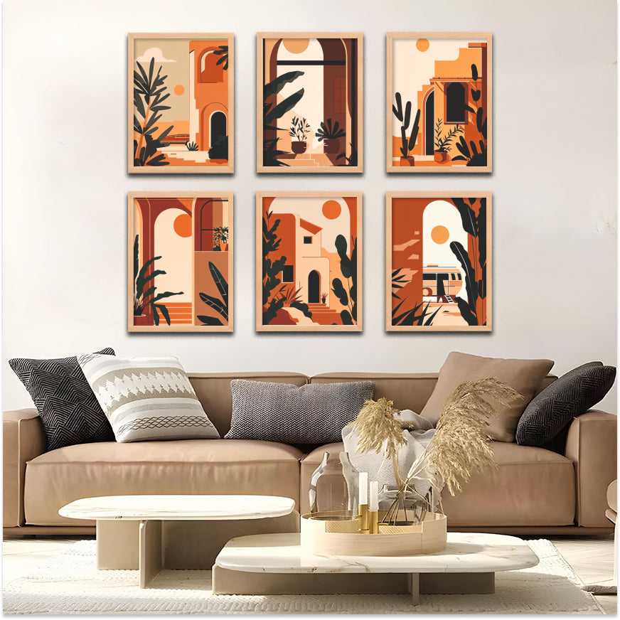 Desert Dwelling Wall Frame Set