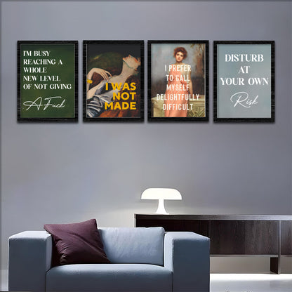 Attitude Quote Wall Frame Set