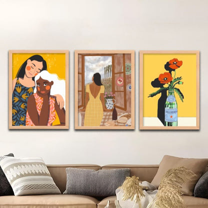 Sunny Moments Trio Wall Frame Set