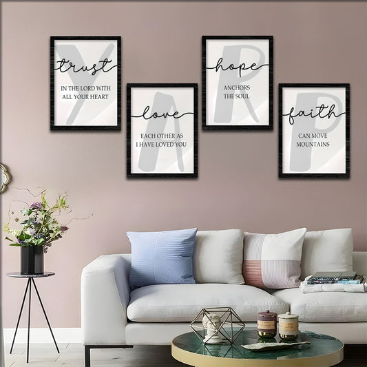 Faith Quote Wall Frame Set