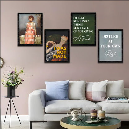 Attitude Quote Wall Frame Set