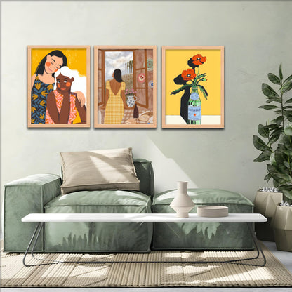Sunny Moments Trio Wall Frame Set