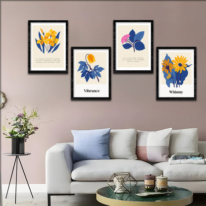 Floral Harmony Wall Frame Set