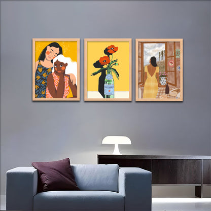 Sunny Moments Trio Wall Frame Set
