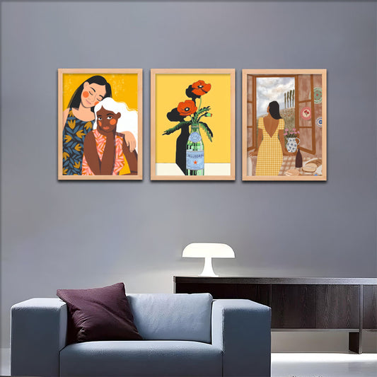 Sunny Moments Trio Wall Frame Set
