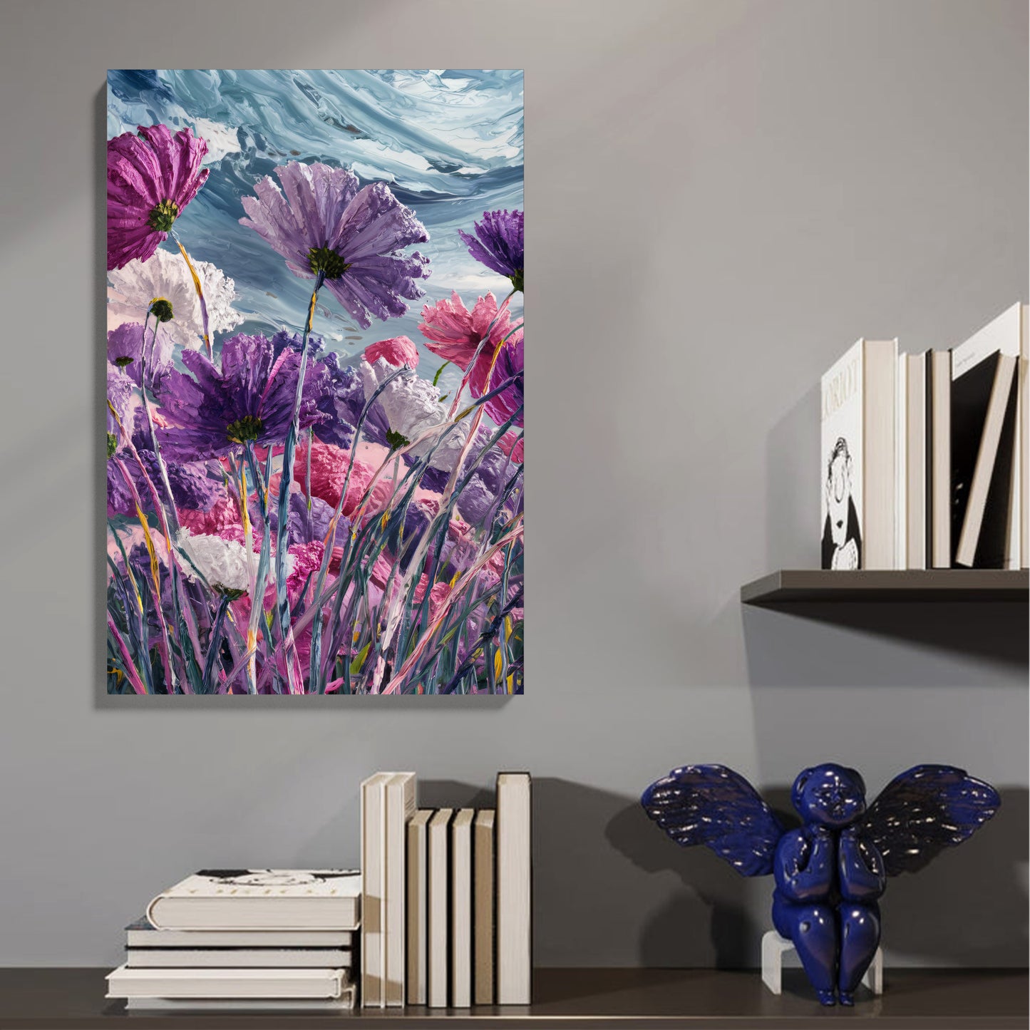 Lavender Bloom Garden Canvas