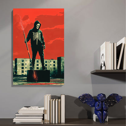 Urban Grim Reaper Canvas
