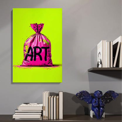 Neon Art Bag Canvas