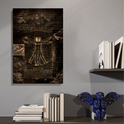 Vintage Anatomy Sketch Canvas