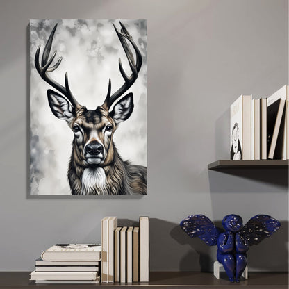Regal Deer Portrait