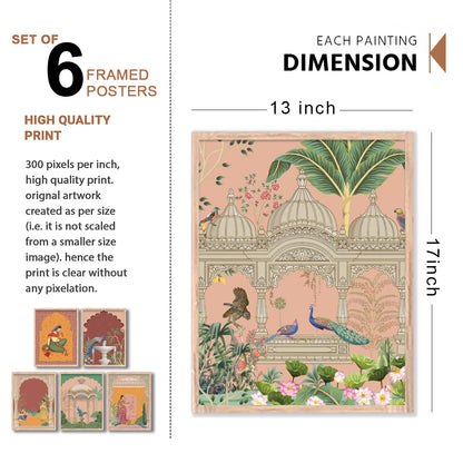 Royal Courtyard Art Wall Frame Set