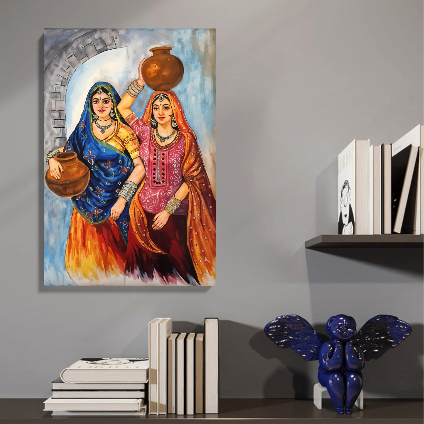 Traditional Rajasthani Women Artwork