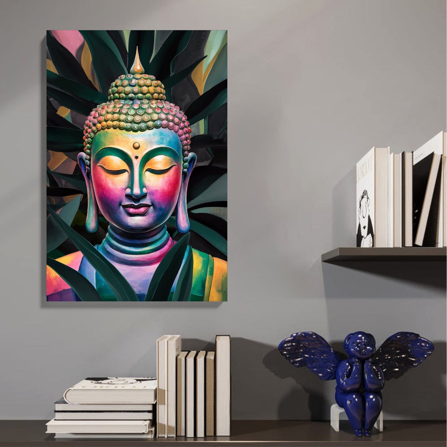 Vibrant Buddha Canvas