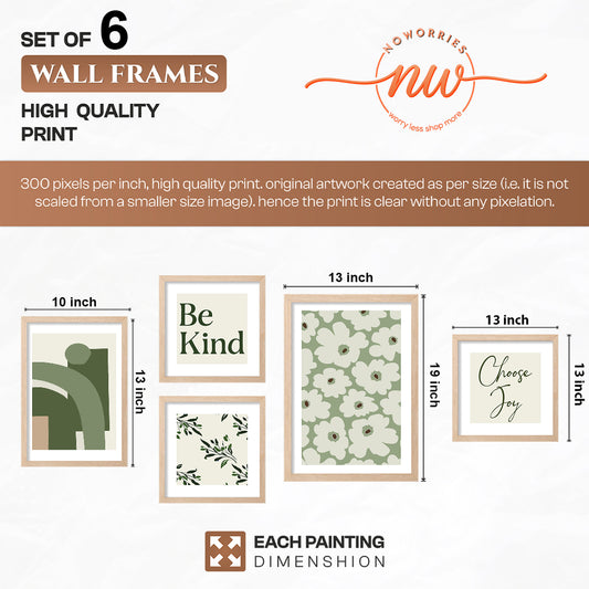 Nordic Botanical Wall Set of 5